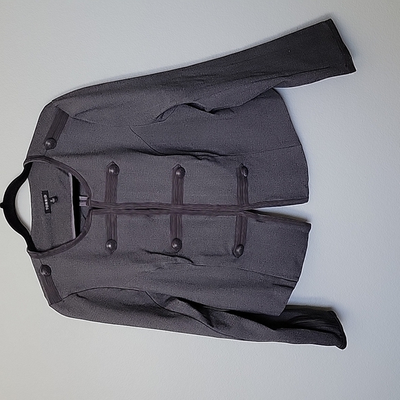 Torrid crop Moto Military Steampunk style jacket size 1X - Picture 3 of 11